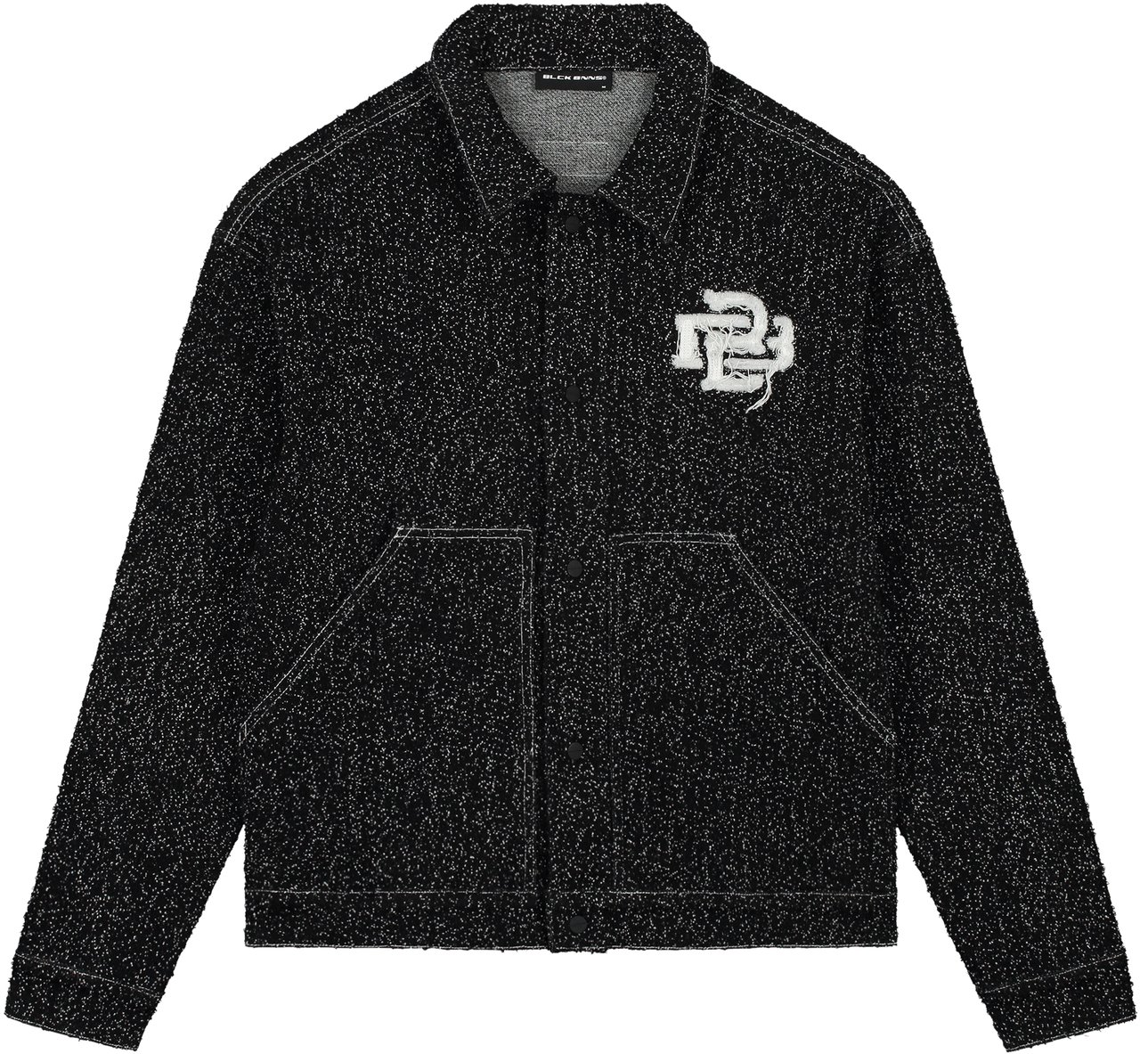 Black Bananas Boucle Jacket Zwart