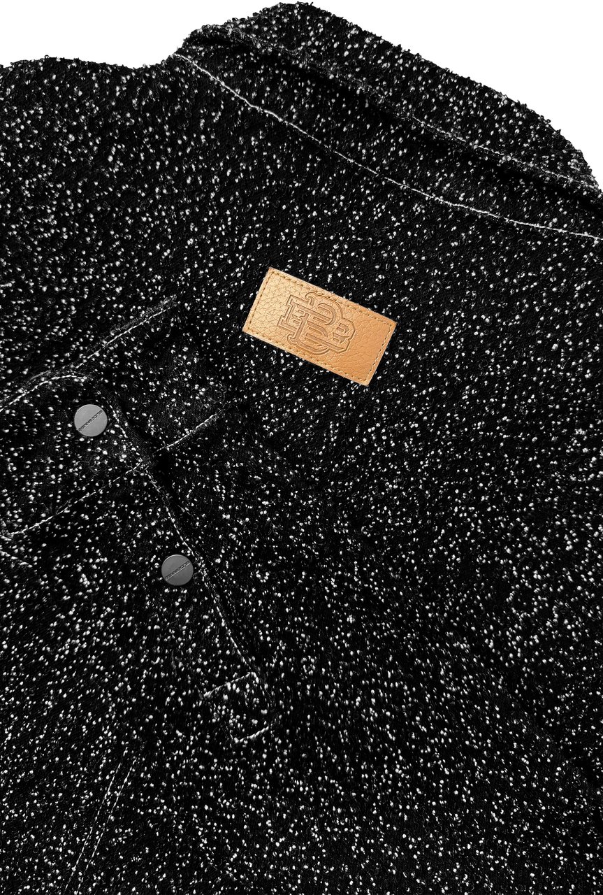 Black Bananas Boucle Jacket Zwart