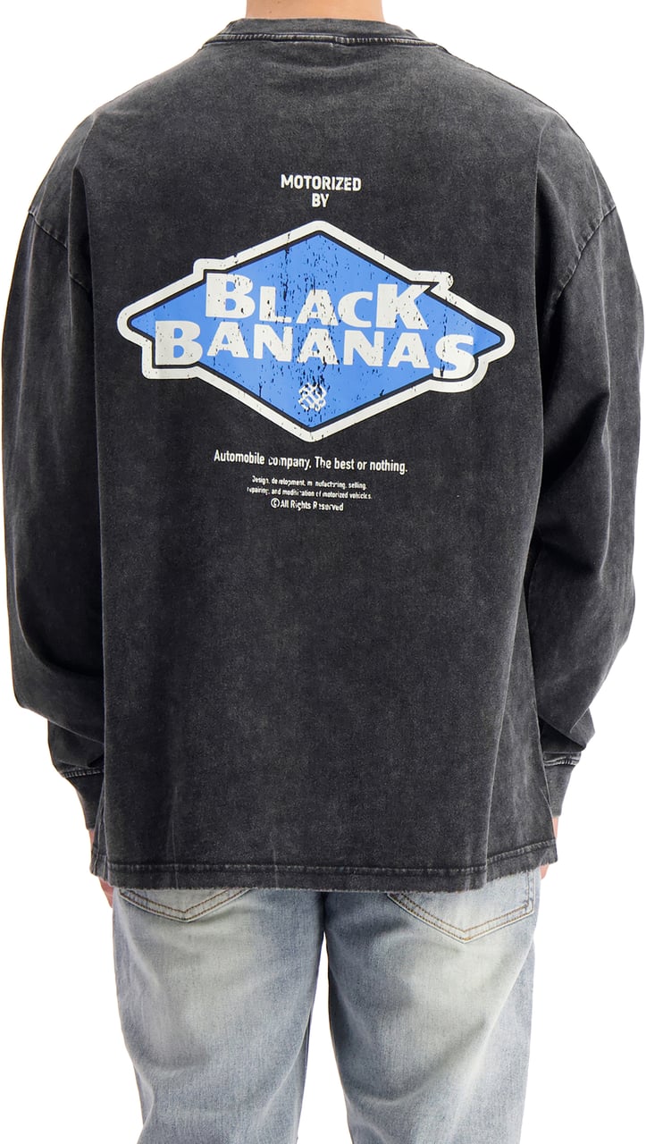 Black Bananas Motorized Longsleeve Zwart