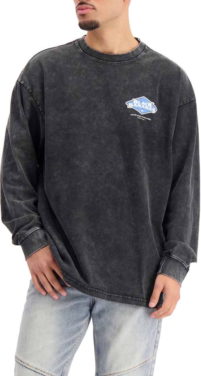 Black Bananas Motorized Longsleeve Zwart