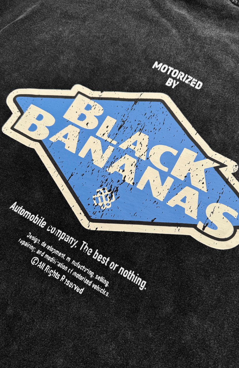 Black Bananas Motorized Longsleeve Zwart