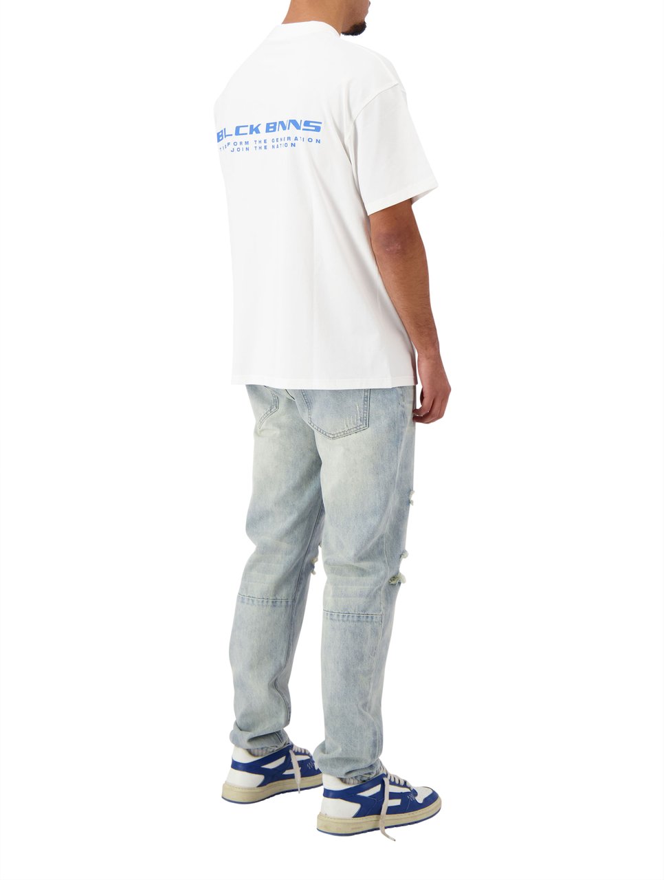 Black Bananas Nation T-shirt Wit