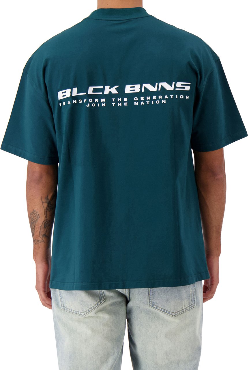Black Bananas Nation T-shirt Groen