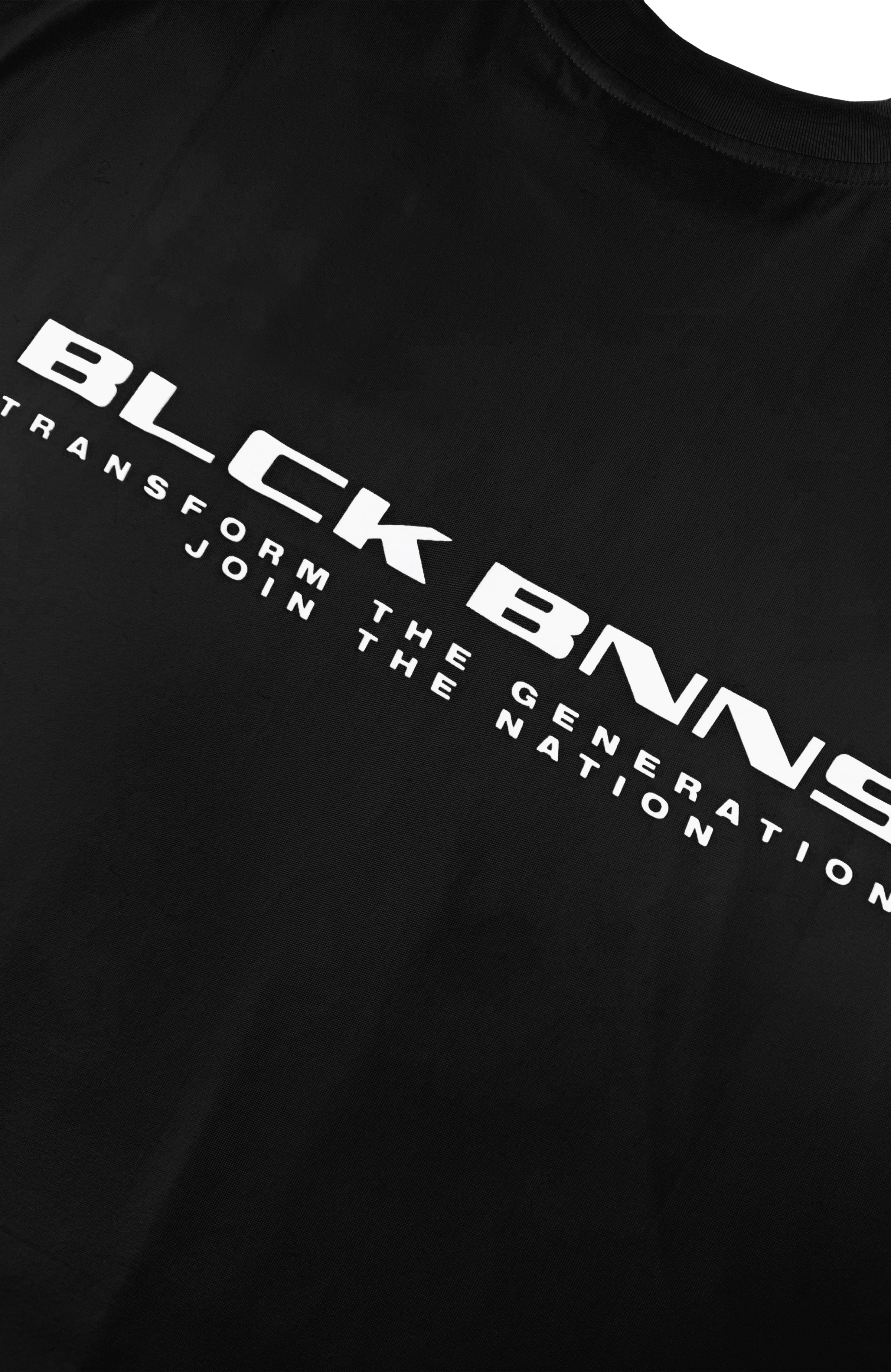 Black Bananas Nation T-shirt Zwart
