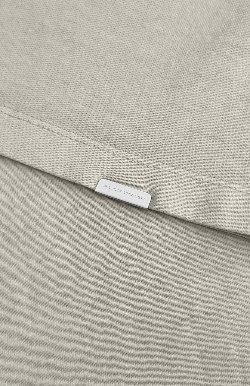 Black Bananas Blank Washed T-shirt Beige
