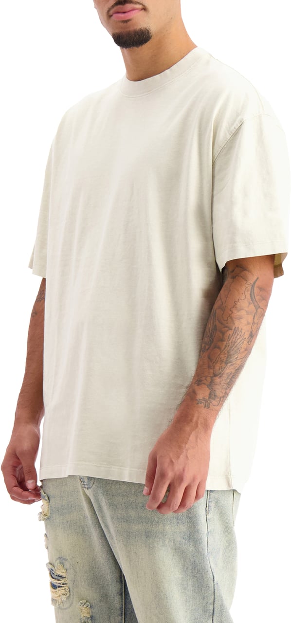 Black Bananas Blank Washed T-shirt Beige