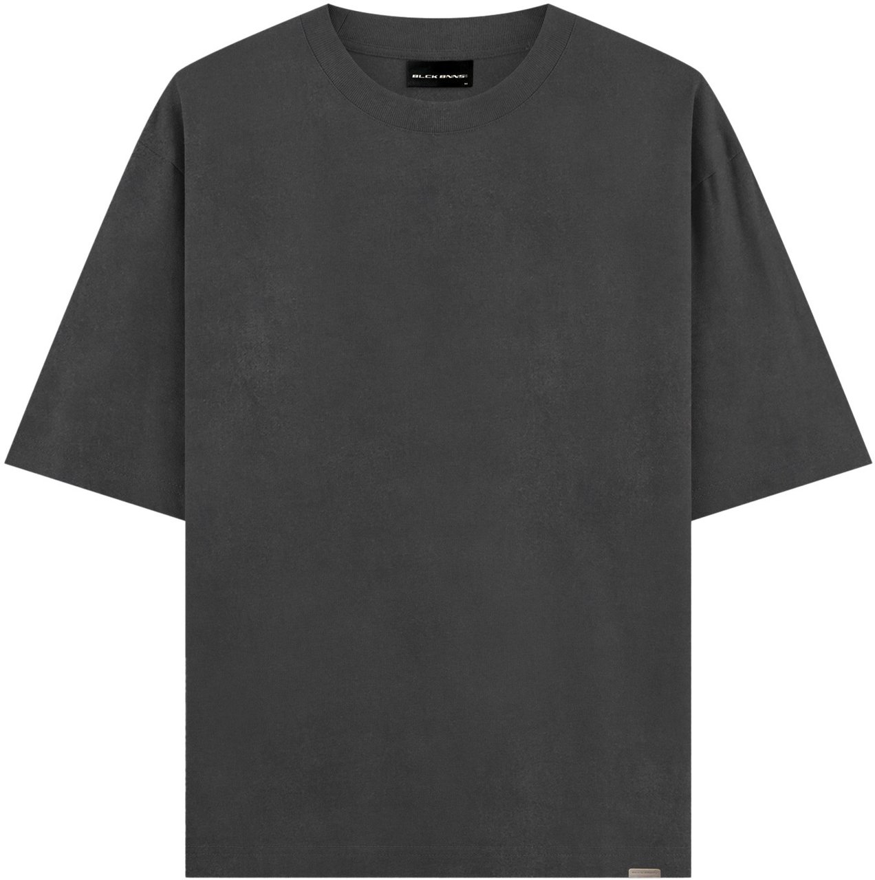 Black Bananas Blank Washed T-shirt Zwart