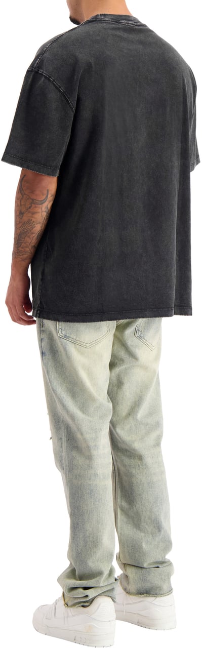 Black Bananas Blank Washed T-shirt Zwart