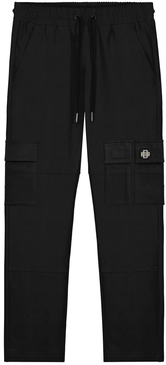 Black Bananas Monogram Cargo Pants Zwart
