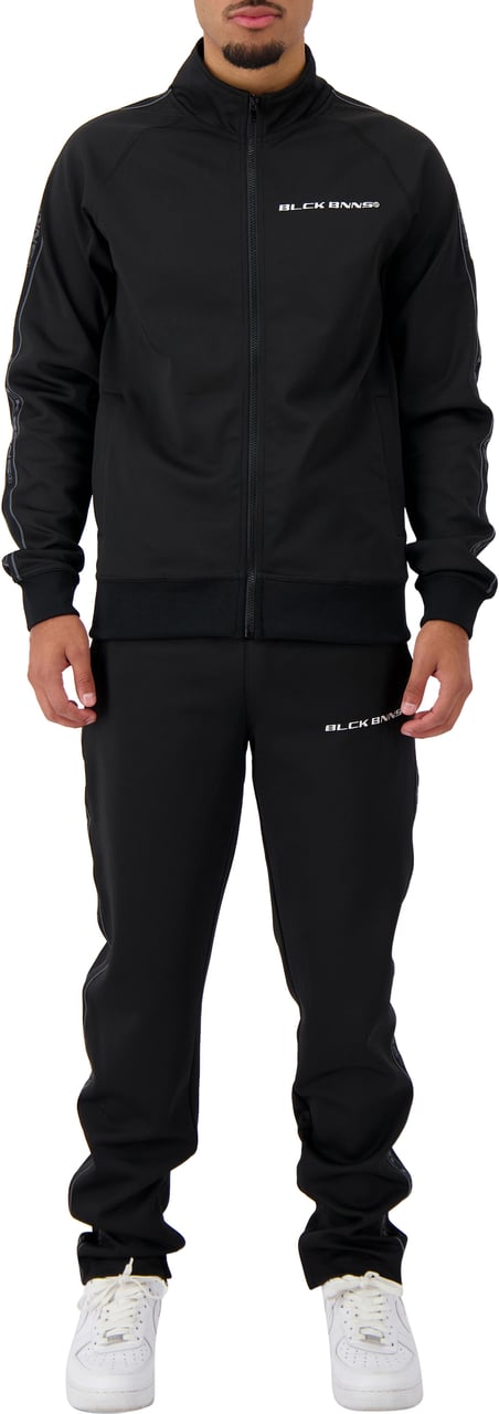 Black Bananas Taped Initial Trackpants Zwart