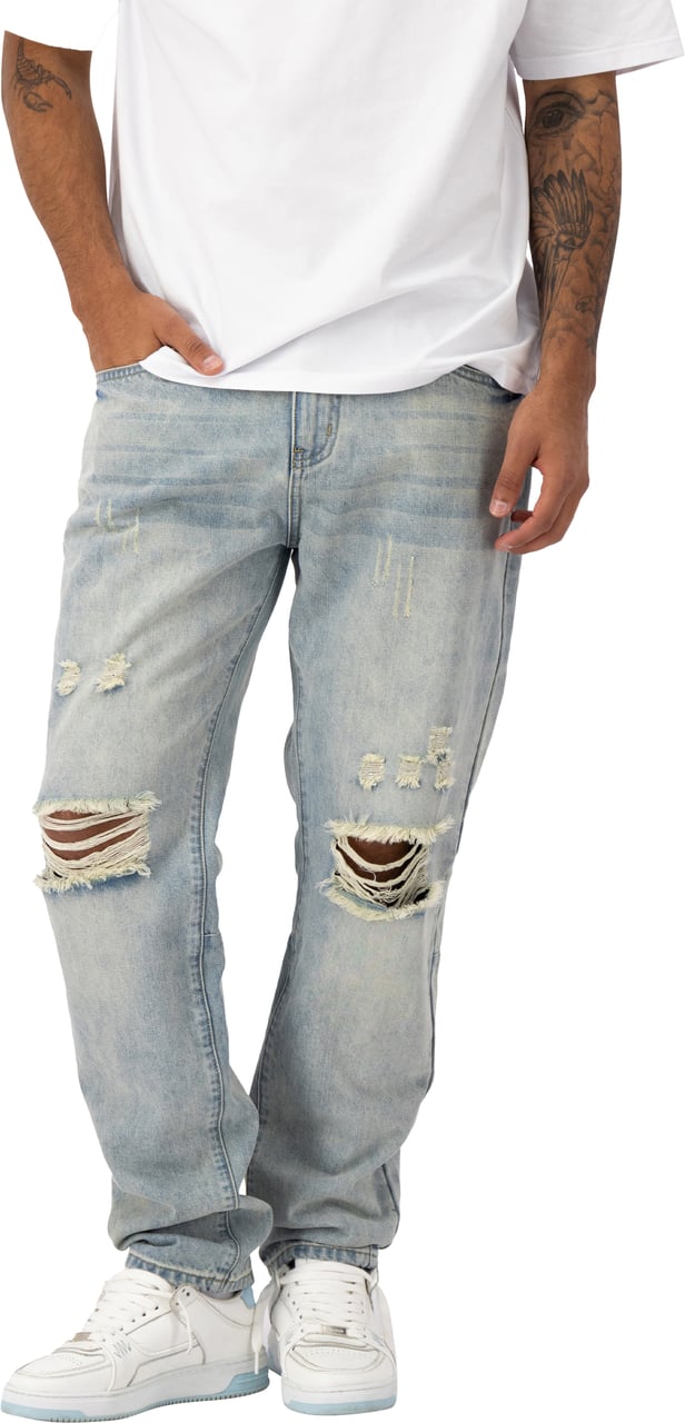 Black Bananas Razor Denim Blauw