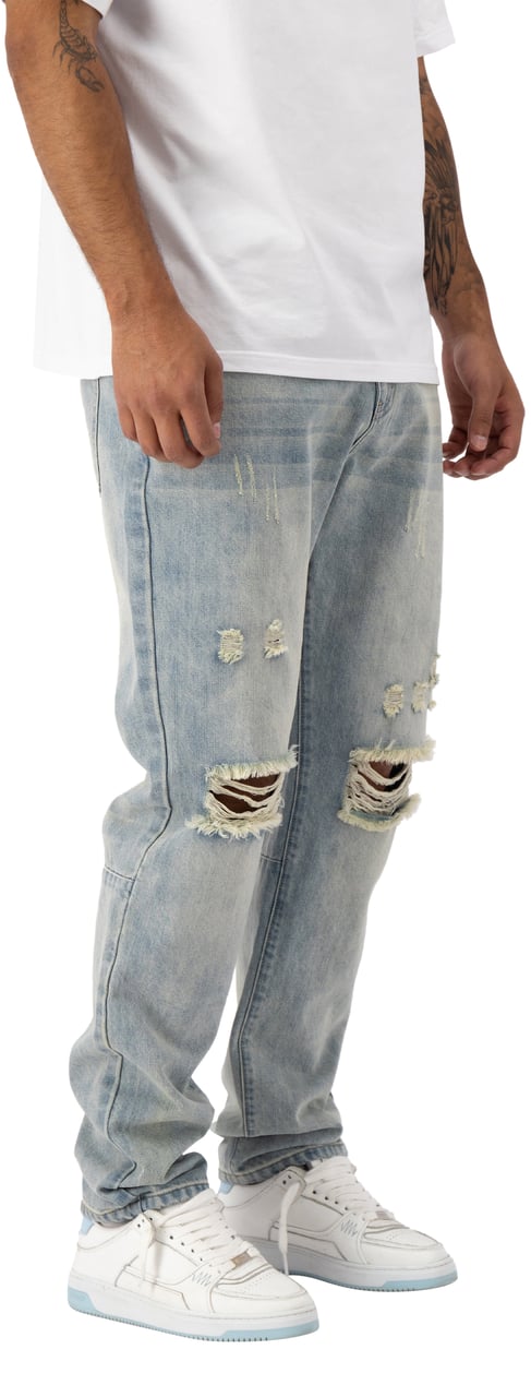 Black Bananas Razor Denim Blauw