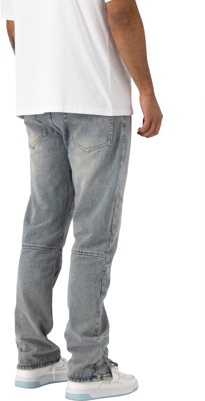 Black Bananas Straight Worker Denim Blauw