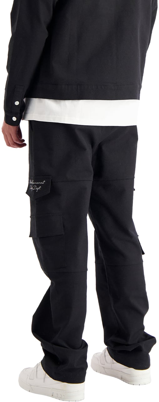 Black Bananas Twill Cargo Pants Zwart