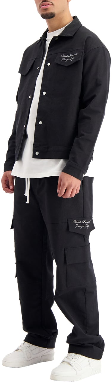 Black Bananas Twill Cargo Pants Zwart