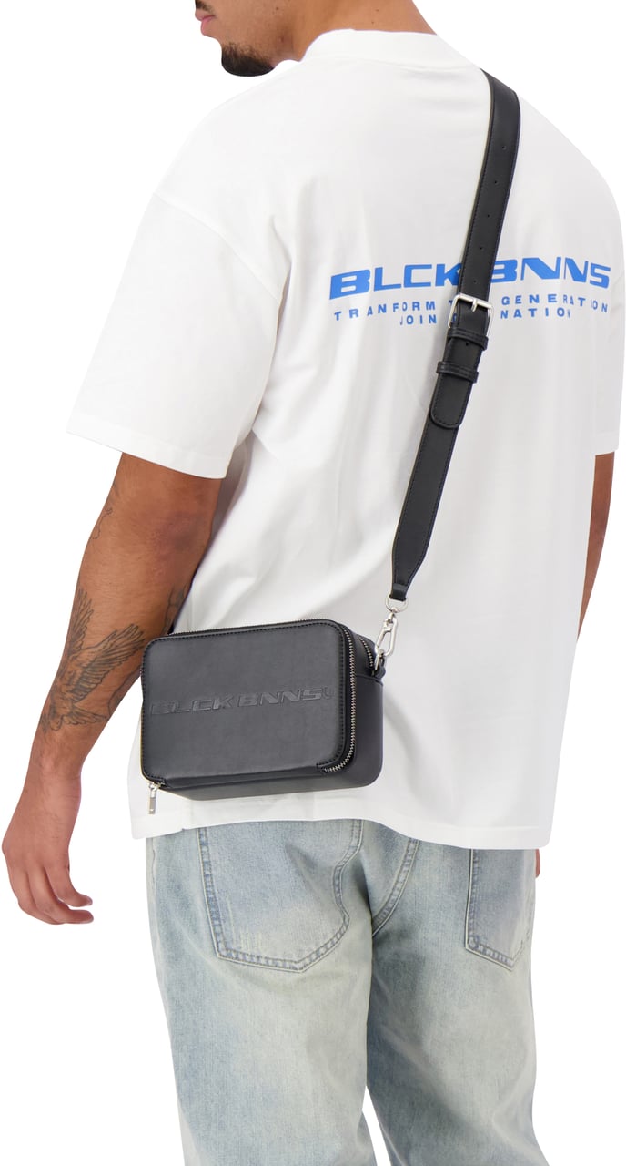 Black Bananas Initial Shoulderbag Zwart