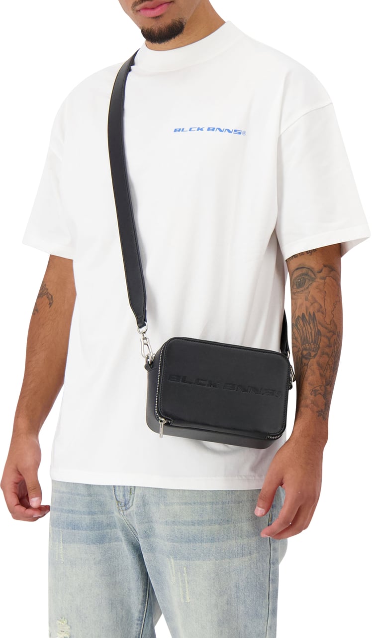 Black Bananas Initial Shoulderbag Zwart