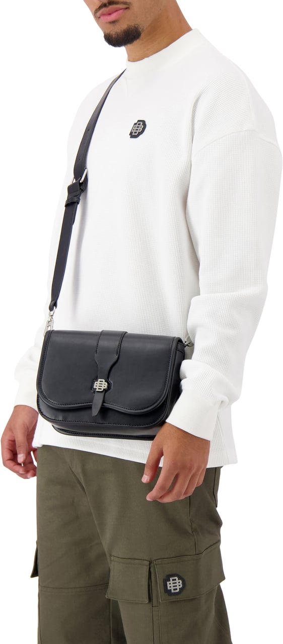 Black Bananas Monogram Shoulderbag Zwart