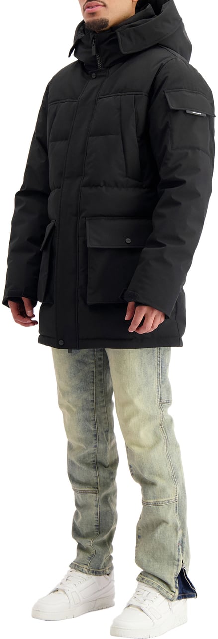 Black Bananas Commander V2 Parka Jacket Zwart