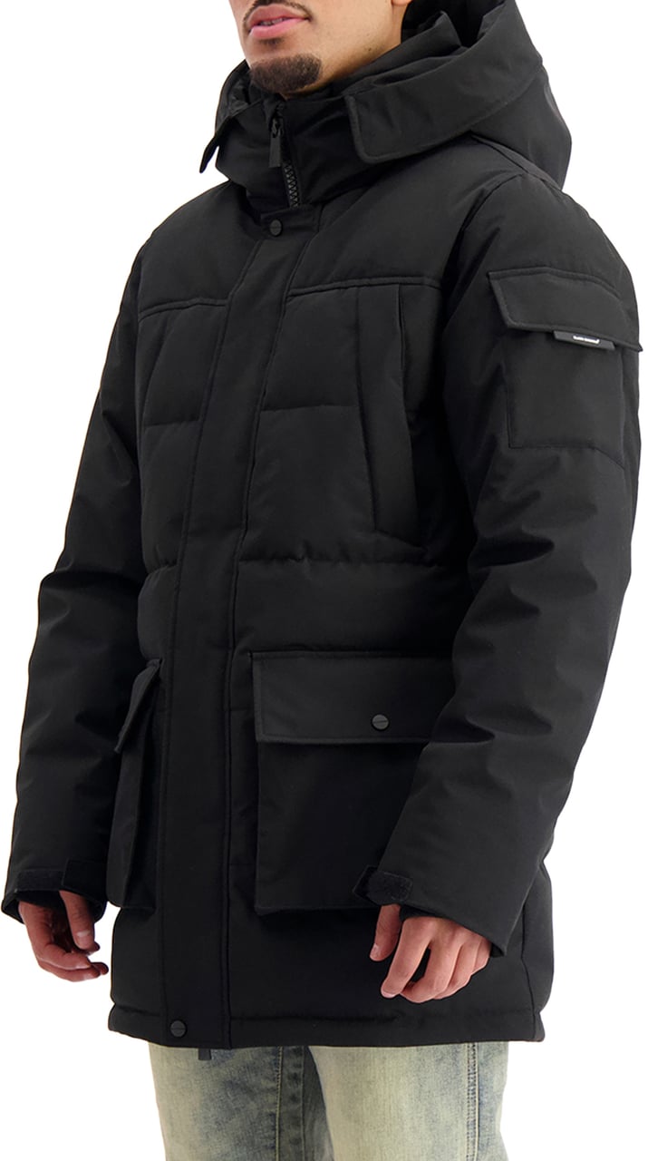 Black Bananas Commander V2 Parka Jacket Zwart