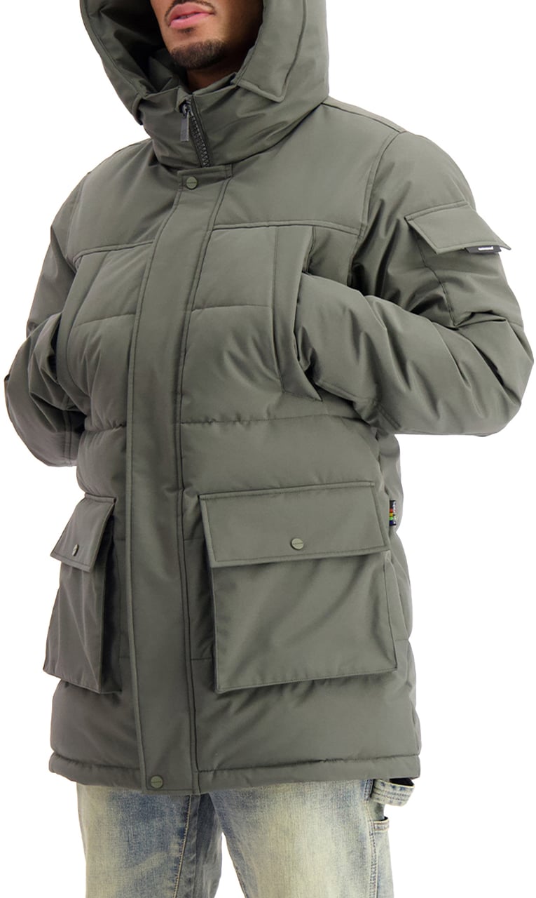 Black Bananas Commander V2 Parka Jacket Groen