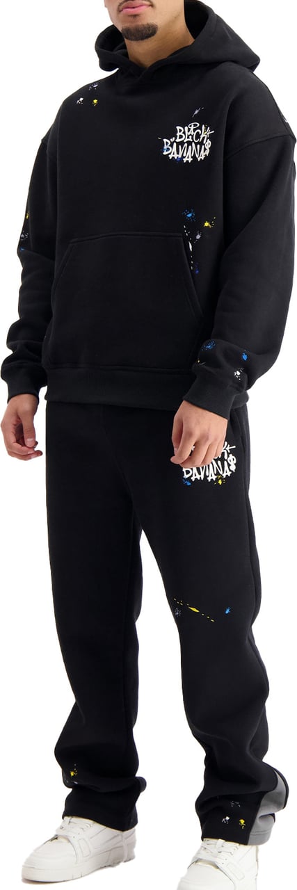 Black Bananas Painters Sweatsuit Zwart
