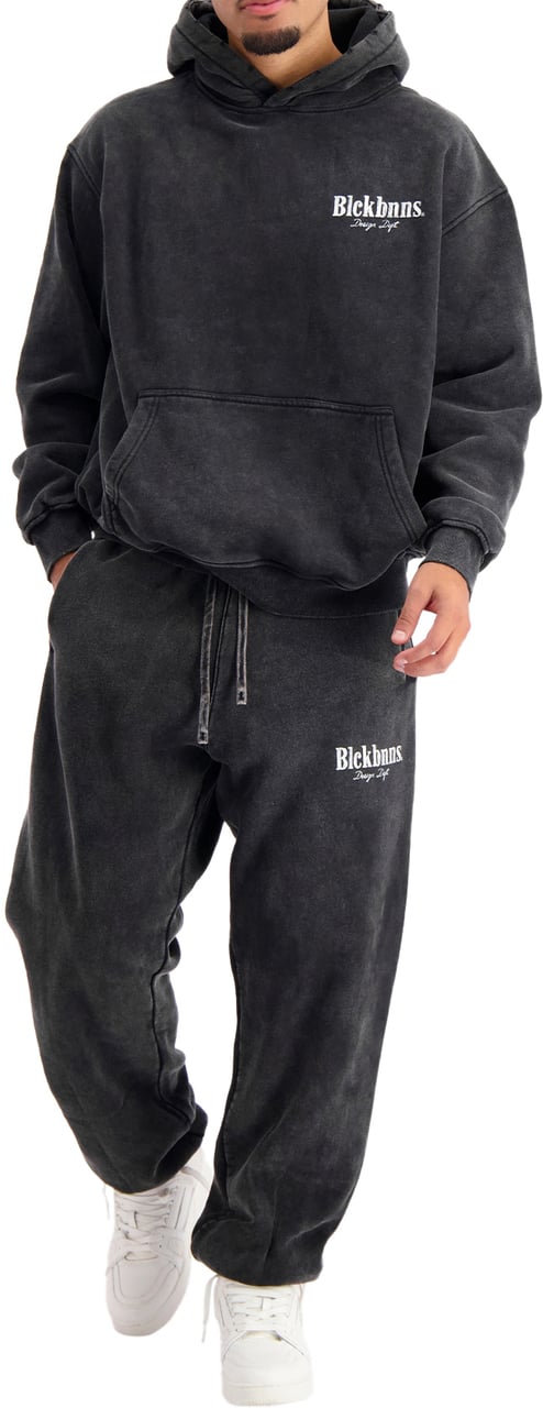 Black Bananas Brush Washed Sweatsuit Zwart