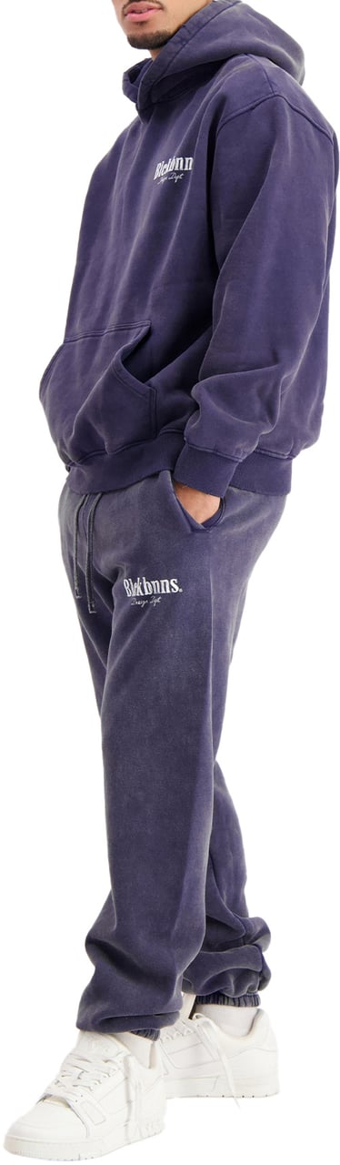 Black Bananas Brush Washed Sweatsuit Blauw