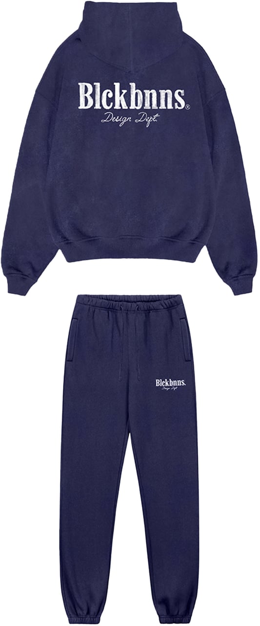 Black Bananas Brush Washed Sweatsuit Blauw