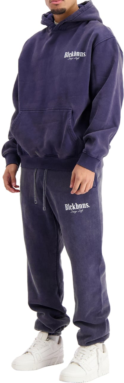 Black Bananas Brush Washed Sweatsuit Blauw