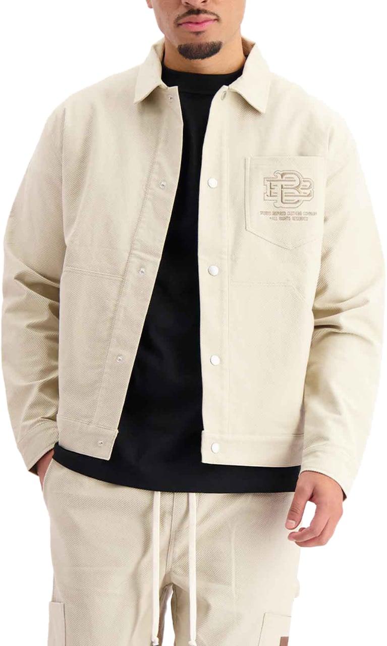 Black Bananas Twill Worker Twinset Beige