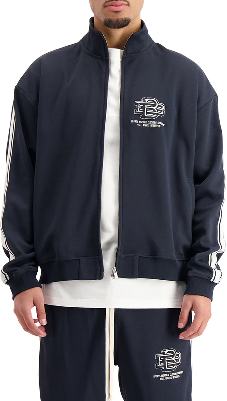 Black Bananas Monogram Tracktop Blauw