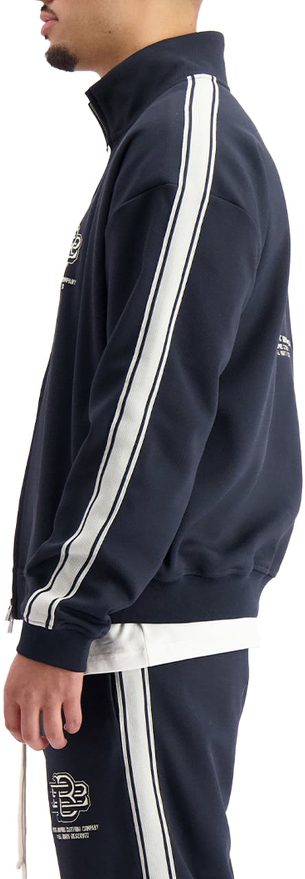 Black Bananas Monogram Tracktop Blauw