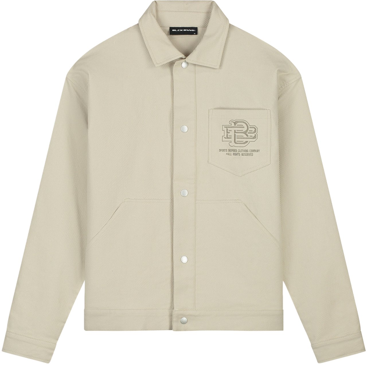 Black Bananas Twill Worker Jacket Beige