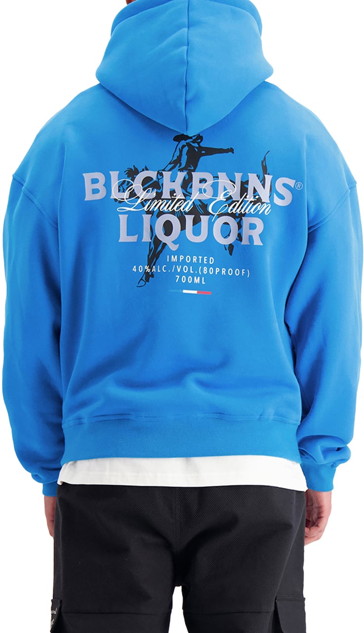 Black Bananas Liquid Hoodie Blauw