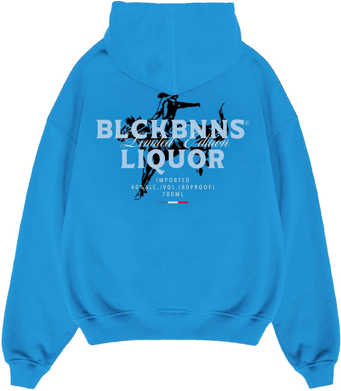 Black Bananas Liquid Hoodie Blauw