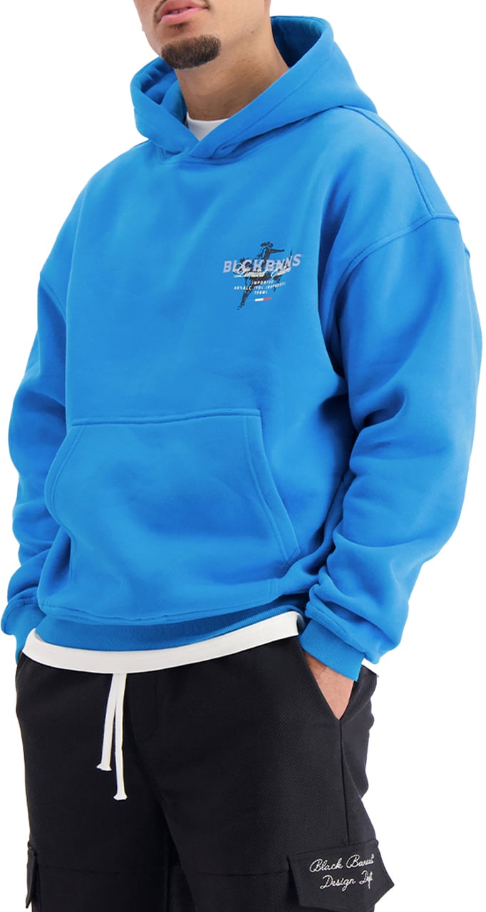 Black Bananas Liquid Hoodie Blauw