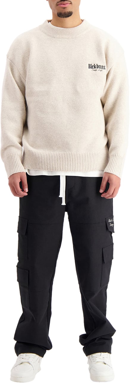Black Bananas Knitted Sweater Beige