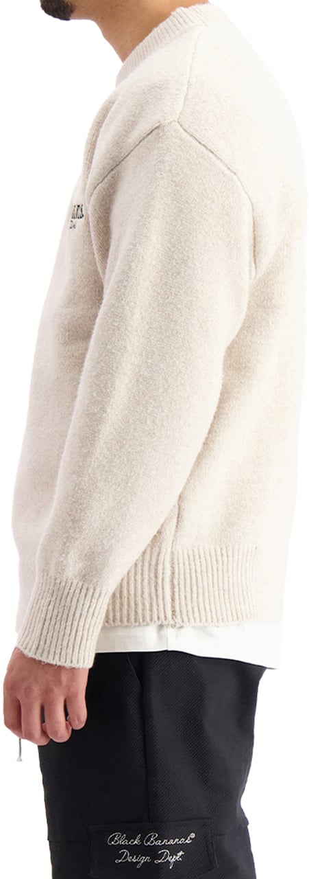 Black Bananas Knitted Sweater Beige