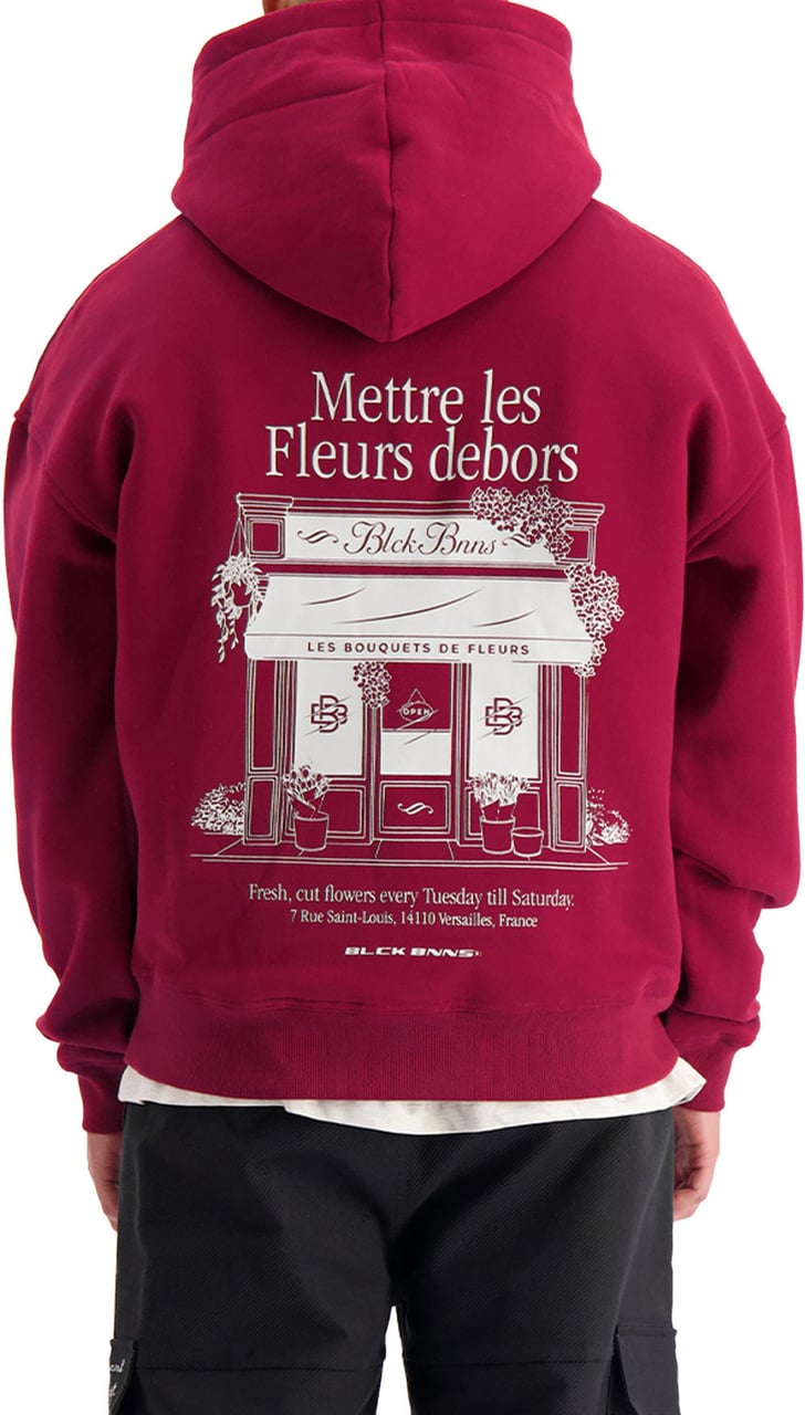 Black Bananas Les Fleur Hoodie Rood