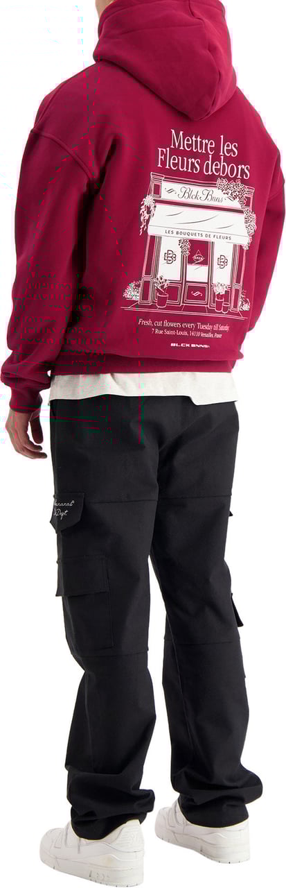 Black Bananas Les Fleur Hoodie Rood