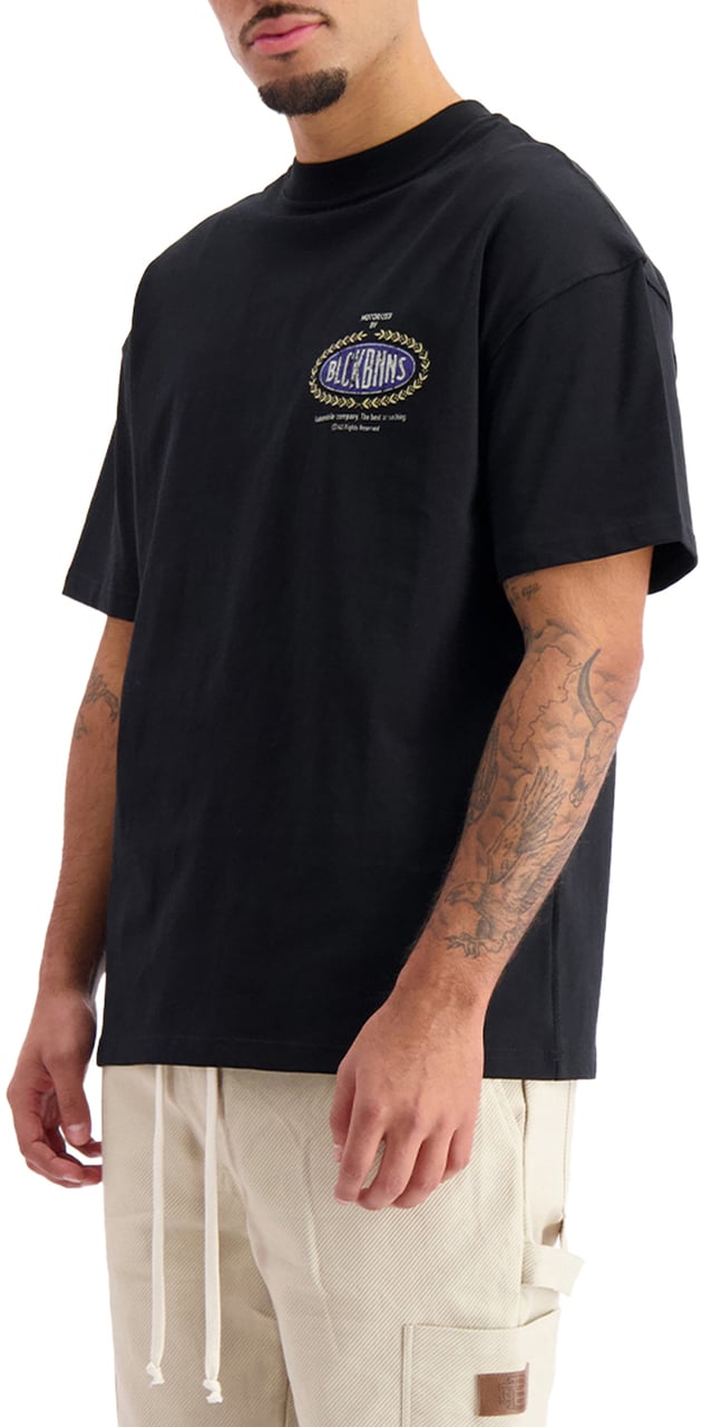 Black Bananas Automobile T-shirt Zwart