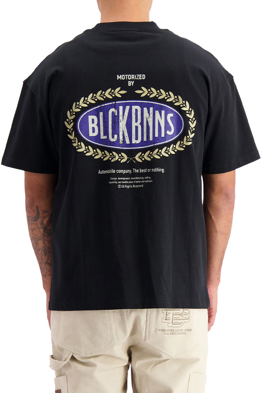 Black Bananas Automobile T-shirt Zwart