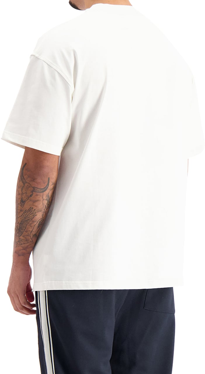 Black Bananas Monogram T-shirt Wit