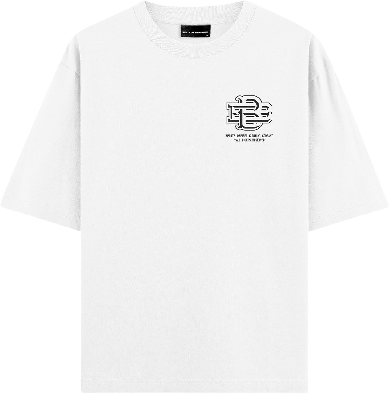 Black Bananas Monogram T-shirt Wit