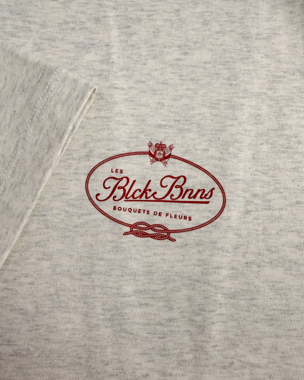 Black Bananas Les Fleurs T-shirt Beige