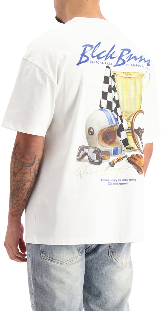 Black Bananas Daytona Table T-shirt Wit