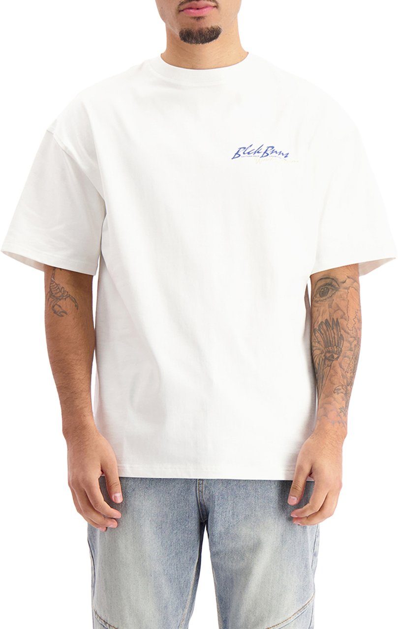 Black Bananas Daytona Table T-shirt Wit