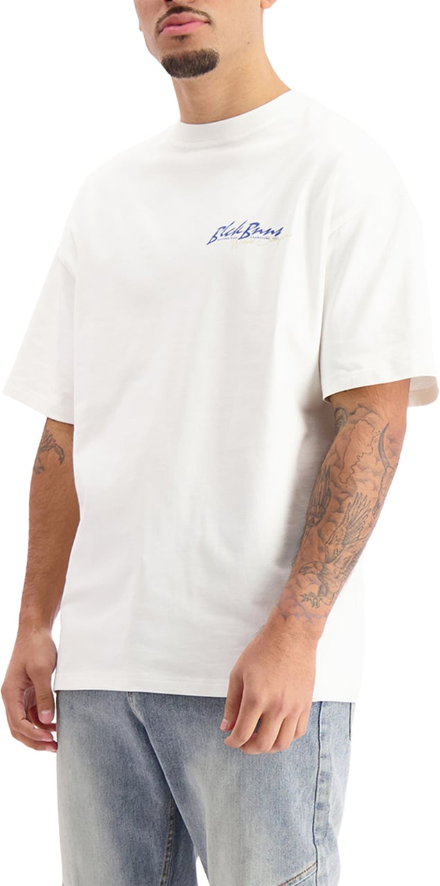 Black Bananas Daytona Table T-shirt Wit
