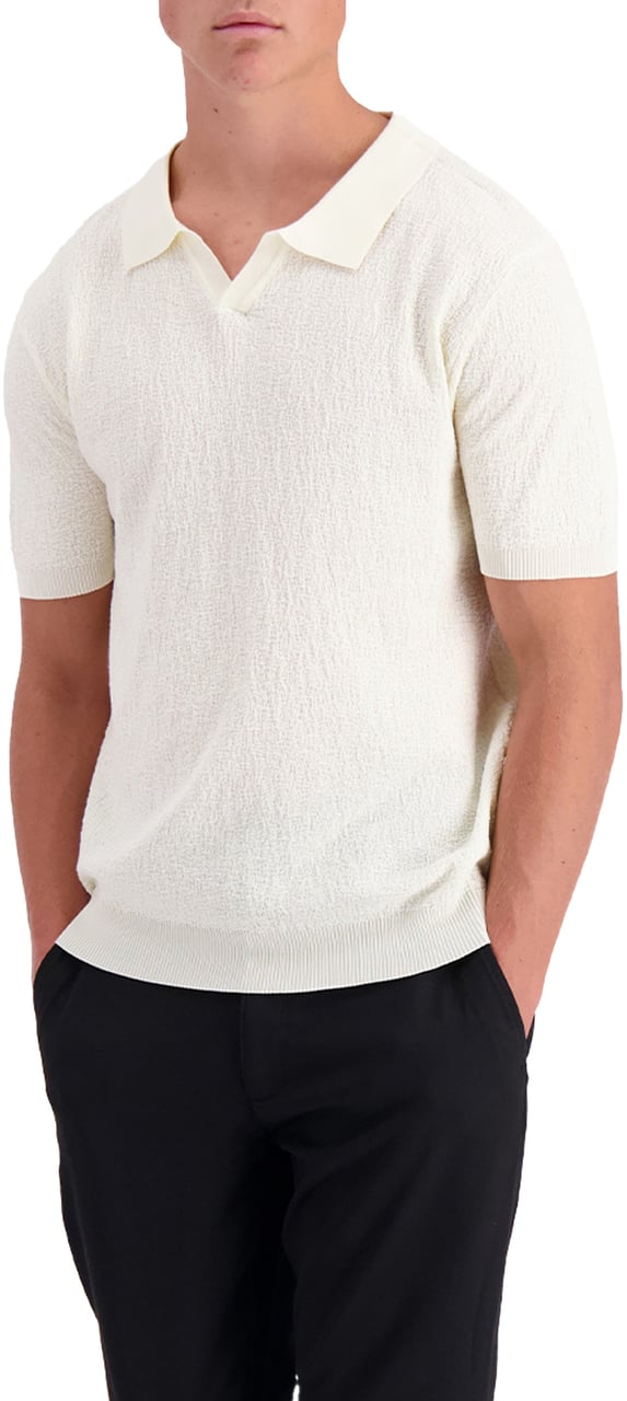 Black Bananas Soft Touch Polo Wit